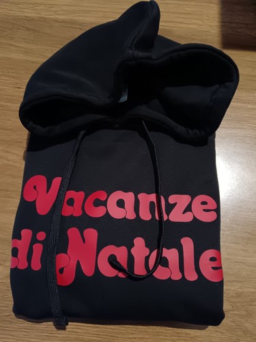Felpa vacanze natale nera - felpa,