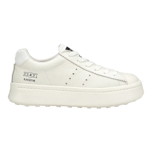 Cult sneakers bianca pelle - bianca,