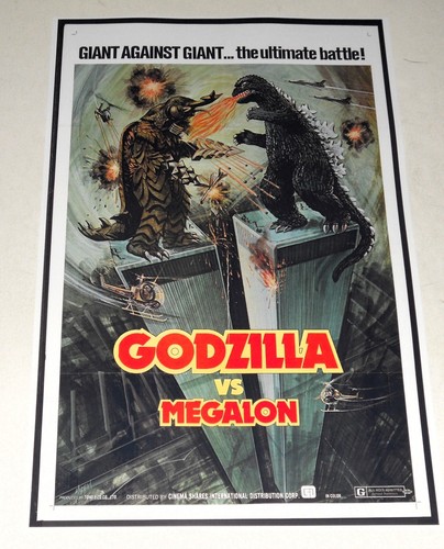 Godzilla megalon poster - vs,
