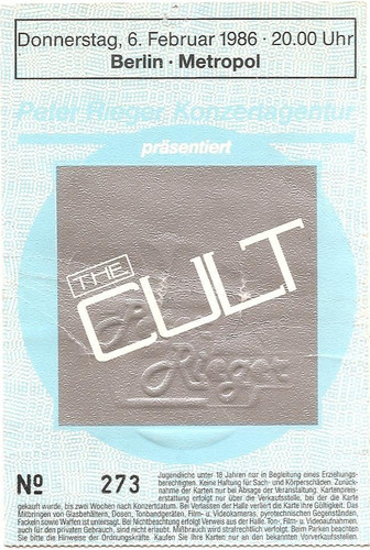 The cult concert - cult, in