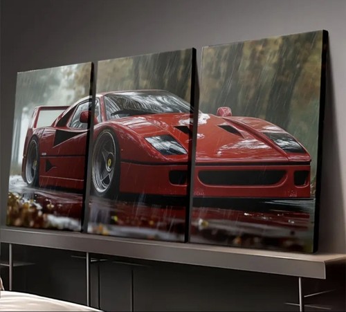 F40 ferrari pezzi60x90cm - f40,