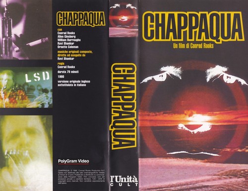 Vhs chappaqua 1966 - vhs,